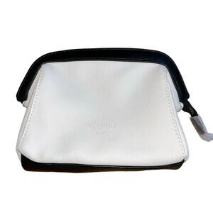 New Diptyque black and white cosmetic bag travel pouch